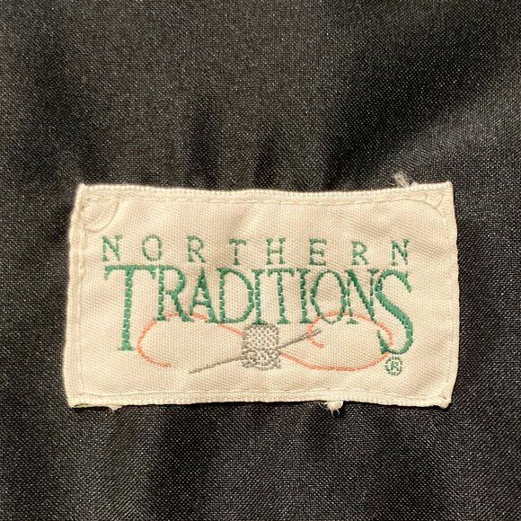 NORTHERN TRADITIONS Vintage floral print tapestry vest ~ LARGE fairycore top - Picture 2 of 10